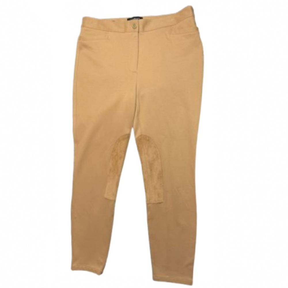 Talbots Riding Pants Equestrian Tan Ankle Knee Patch NEW NWOT 8😍